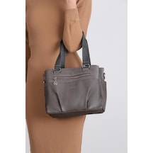 Kadın Omuz Çantası Saten Kumaş 35 25 Cm Çapraz Askılı Postacı Çanta Mega Bag Vegan Deri Kol Çantası Gri Kadın Omuz Çantası Saten Kumaş 35 25 Cm Çapraz Askılı Postacı Çanta Mega Bag Vegan Deri Kol Çantası Gri