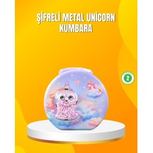 Metal Çocuk Para Kasası Ayarlanabilir Şifreli Kilitli