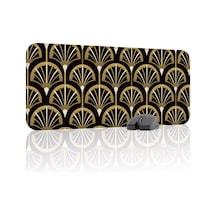 Art Deco Tarzı Kaymaz Dikişli Kauçuk Oyuncu Mousepad V1 - 70x30 Xl Gaming Mouse Pad Fare Altlığı
