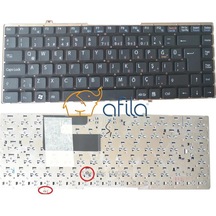 Sony Vaio Vgn-fw Serisi Notebook Klavye, Siyah - Tr Çerçevesiz
