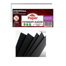 Siyah A4 90 Gr. Siyah Kağit 100 Adet