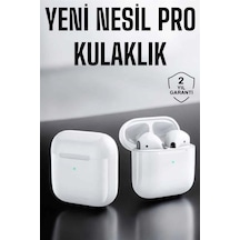 Yeni Nesil Pro Bluetooth Kulaklık Uzun Pil Ömrü Beyaz - Lisinya