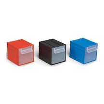 Portbag Pç014 Çekmece Mavi-kırmızı - Ysno-292693