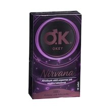 Okey Prezervatif Nirvana 10'lu Rezervuar Uçlu Uzun Süreli Zevk 3'li Ekonomik Paket Avantaj Paketi Mı