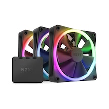 Nzxt F120 Rgb Siyah 120 Mm Fan 3'lü Set Rf-r12tf-b1