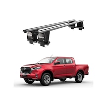 Royal Mazda Bt-50 2011 Ve Sonrası Uyumlu Gri Kilitli Ara Atkı Port Bagaj Tavan Barı