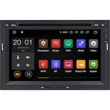 Peugeot Partner Berlıngo Tepee 3008 5008 Android 9+4 Çekirdek İş