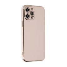 Apple Uyumlu iPhone 12 Pro Max Kılıf Volet Silikon Pembe\