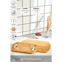 Karaca  Lily Bamboo 2'li Pro Kesme Ve Sunum Tahtası