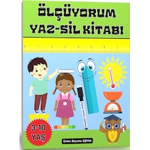 Ölçüyorum Yaz-sil Kitabı