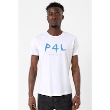 Outer Banks P4l Beyaz Erkek Bisikletyaka Tshirt Çok Renkli