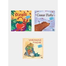 Çizgili +yaramaz Fındık+cesur Fırfır+3 Lü İlk Okuma