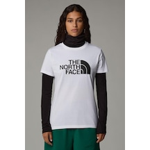 The North Face W Ss Easy Kadın T-shirt White