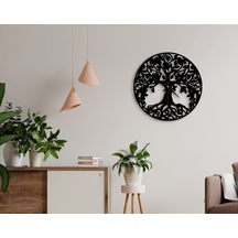 Bk Home Dekoratif 45Cm Ahşap Duvar Saati-53