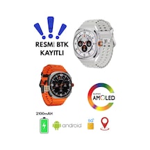 5g Hw Ultra Android Akıllı Saat Sım Kartlı Wifi Nfc Gps Amoled Ekran Spor Ve Sağlık Tracker