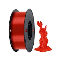 Şeffaf Kırmızı Petg Filament 1.75 Mm 1 Kg - Kıngroon Basic