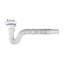 Güçlü Körüklü Geniş Sifon 85 32 Lüx Körüklü Inox Paslanmaz Çelik Süzgeç
