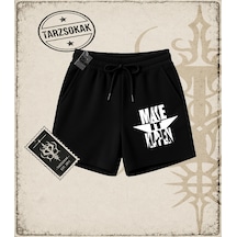 Tarzsokak Gotik & Grunge Streetwear Make It Happen Unisex Şort Siyah