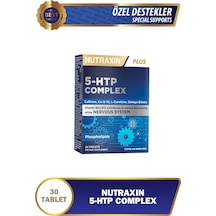 Nutraxin 5-HTP Complex 30 Tablet–Serotonin Desteği, B6 & B12 Vitaminli, Ginkgo Biloba ve Koenzim Q10 İçerikli