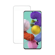 Samsung Galaxy Uyumlu A51 Nano Kırılmaz Cam Ekran Koruyucu Şeffaf