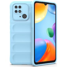 Xiaomi Redmi 10c Kılıf Optimum Silikon - Sky Blue