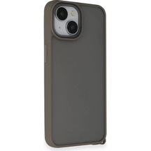 Apple Apple iPhone Uyumlu 14 Kılıf Elegant Kapak - Titan Gri Diğer