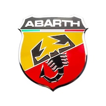Fiat Abarth Logo 3d Alüminyum Abarth Logo Amblem Çıkartma Rozet İthal 1. Sınıf