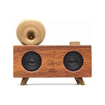 Music Apollo Retro Gramafon B6 Kablosuz Stereo Speaker Bluetooth Hoparlör