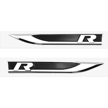 Vw Jetta R Çamurluk Bıçak Logosu Amblem