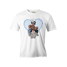 Mom Of Boys Anneler Günü Beyaz Unisex Tshirt