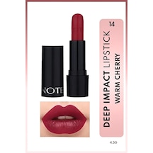 Deep Impact Lipstick Kremsi Ruj - 14 Warm Cherry - Kırmızı Diğer