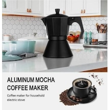 Ocak Üstü Espresso Ve Kahve Makinesi - Moka Pot - 9 Kişilik 450 Ml