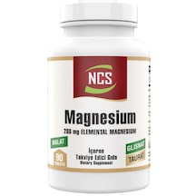 Ncs Magnezyum Bisglisinat Taurat Malat 200 Mg 90   Tablet Magnesium