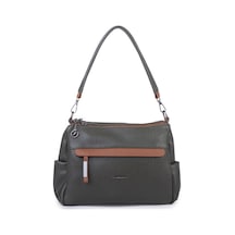 Nas Bag Çok Gözlü Yumuşak Ve Hafif Yapılı Çift Askılı Omuz Ve Çapraz Çanta 30x24 Cm Haki Taba Victoria