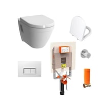 VitrA S50 Rimles Asma Klozet Ve VitrA Gömme Rezervuar Tam Set