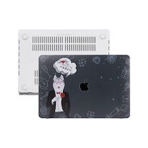 Apple Uyumlu MacBook Pro Kılıf 13 İnç Dog01 Eski Hdmı'lı Model 2012-2015 A1425 A1502 İle Siyah