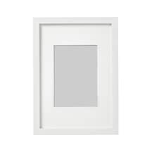 Rıbba 21x30 Cm A4 Ebat Beyaz Kalın Kenarlı Paspartulu Ahşap Resim Fotoğraf Çerçevesi Beyaz - 636360096