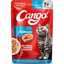 Cango Yaş Yetişkin Kedi Maması Somonlu 80 Gr