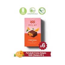 Milat Portakal Dolgulu Sütlü Çikolata 6 60 G