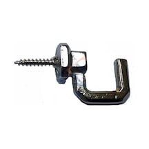 Vidalı Kanca, Askı Büyük - 15x23mm, Nikel - 100 Adet ANTİK