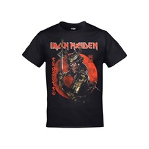 Kalic Studio Iron Maiden Senjutsu Album Ön Arka Baskılı Unisex Siyah Siyahorj6