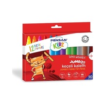 Keçeli Kalem Jumbo 12 Li