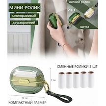 Mufunye Kompakt Yapışkan Yün Toplayıcı - 5 Yedek Yapışkan Yaprak İle Pratik Temizlik Çözümü