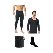 Bonbonetti Erkek Termal Içlik Termal Takım Set Termal Çorap Polar Bere Karışık L Kırmızı