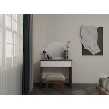 Huzur Makyaj Masası Antrasitmeşe Antrasit - Beyaz