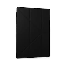 Samsung Galaxy X910 Tab S9 Ultra 14.6 Kılıf Kalemlikli Mars Tablet Kılıfı - Siyah Arka Kapak