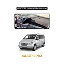Mercedes Viano W639 2003-2014torpido Koruma Halısı Siyah Kenar