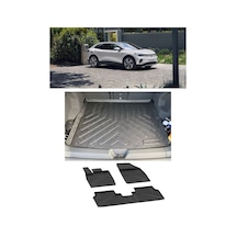 Sahler Volkswagen Id.4 2020 Ve Sonrası 4.5d Paspas 3d Rizline Üst Bagaj Havuzu