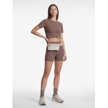 Koton Slim Fit Kısa Kollu Bisiklet Yaka Crop Spor Tişört Pembe 6sak10087nk Gül