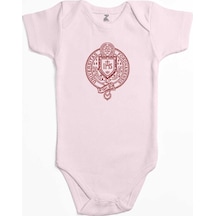Zepplin Giyim Fordham University Logo Pembe Bebek Body Zıbın